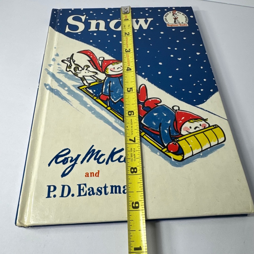 Snow by Roy McKie P.D. Eastman Vintage 1962‎ Beginner Books Hardcover Dr Seuss - Picture 5 of 5